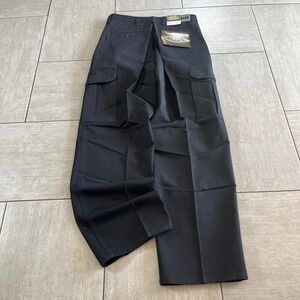 Hi Line Cutline Jeans Mens Black Cargo Pants Size 30 Streetwear Utility Trousers